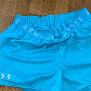 Blue under armour shorts
